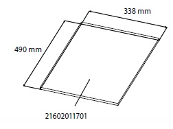 Ізоляція Tibrex 10мм керамічної камери TBL16кВт  - 21602011701